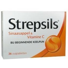 Strepsils Sinaasappel / Vitamine C (36 Zuigtab)