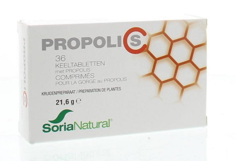 Soria Soria Propolis C keeltab (36 tab)