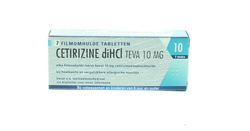 Teva Teva Cetirizine DI HCI 10 mg (7 tab)