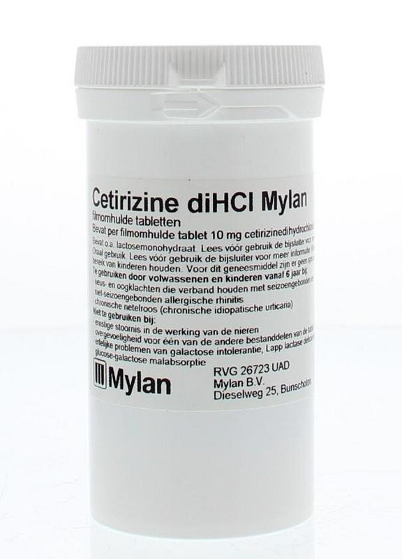 Mylan Mylan Cetirizine dihcl 10mg (250 tab)