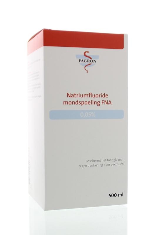 Fagron Fagron Natriumfluoride mondspoeling 0.05% (500 ml)