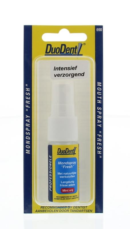 Duodent Duodent Mondspray fresh mintvrij (11 ml)