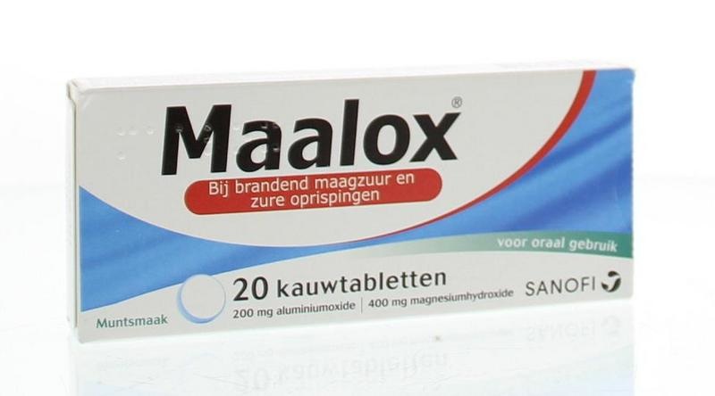 Maalox Maalox Maalox (20 Kauwtab)