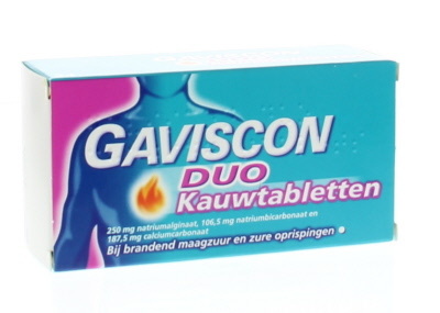 Gaviscon Gaviscon Duo tab (24 Kauwtab)