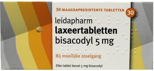 Leidapharm Leidapharm Bisacodyl laxeer 5mg (30 tab)