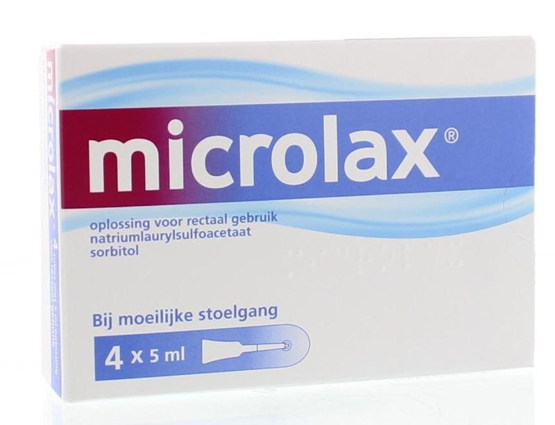 Microlax Microlax Klysma flacon 5ml (4 st)
