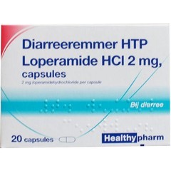 Healthypharm Loperamide 2mg diarreeremmer (20 caps)