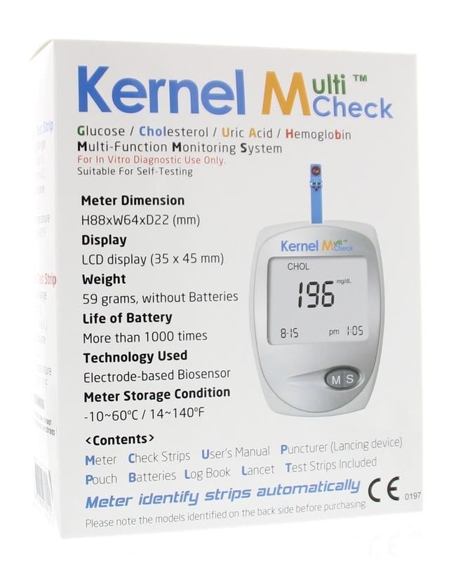 Testjezelf.nu Testjezelf.nu Multicheck glucose cholesterol meter (1 st)