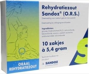 Sandoz Sandoz Rehydratatiezout sachet 5.4 gr SAN (10 st)