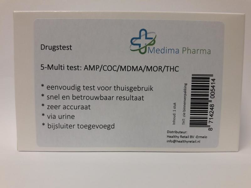 Medima Pharma Medima Pharma Drugtest 5 multitest urine (1 st)