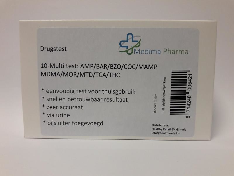 Medima Pharma Medima Pharma Drugtest 10 multitest urine (1 st)