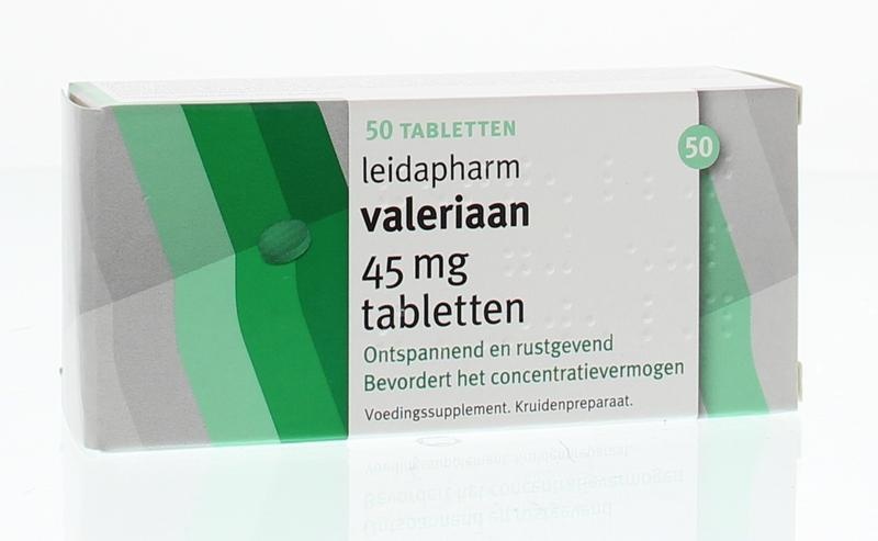 Leidapharm Leidapharm Valeriaanextract 45mg (50 tab)