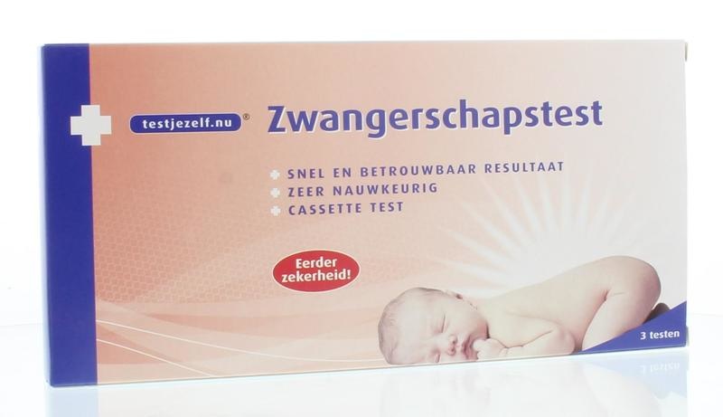 Testjezelf.nu Testjezelf.nu Zwangerschapstest casette (3 st)