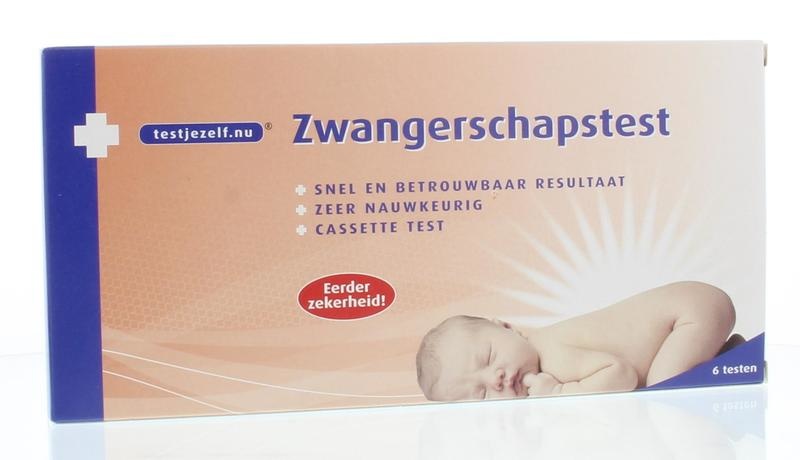 Testjezelf.nu Testjezelf.nu Zwangerschapstest casette (6 st)