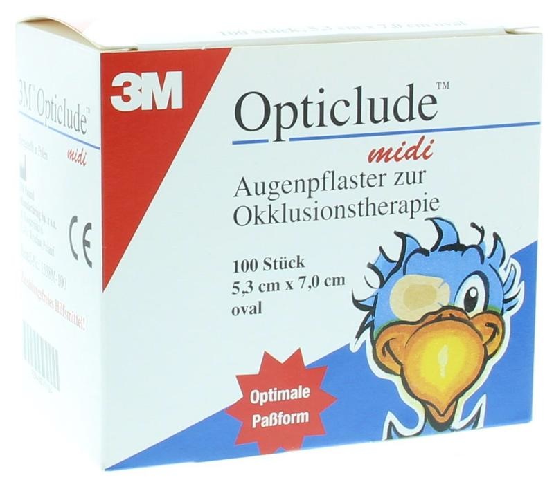 Opticlude Opticlude Oogpleister midi (100 st)