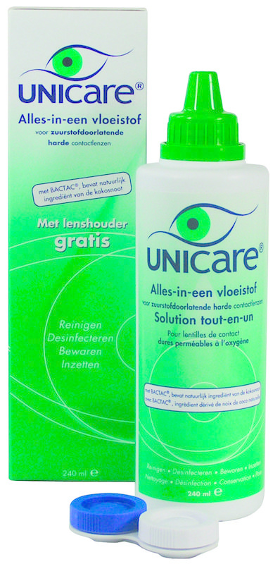 Unicare Unicare Alles-in-een vloeistof harde lenzen (240 ml)