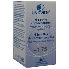 Unicare Maandlenzen +1.75 (4 st)