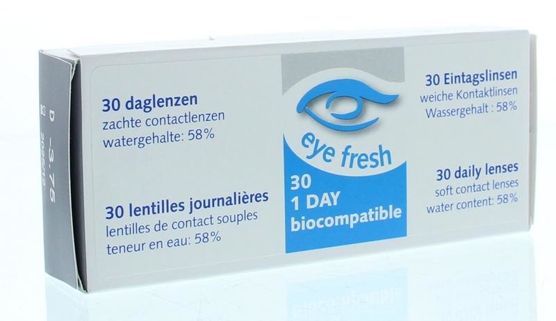 Eyefresh Eyefresh Daglenzen -3.75 (30 st)