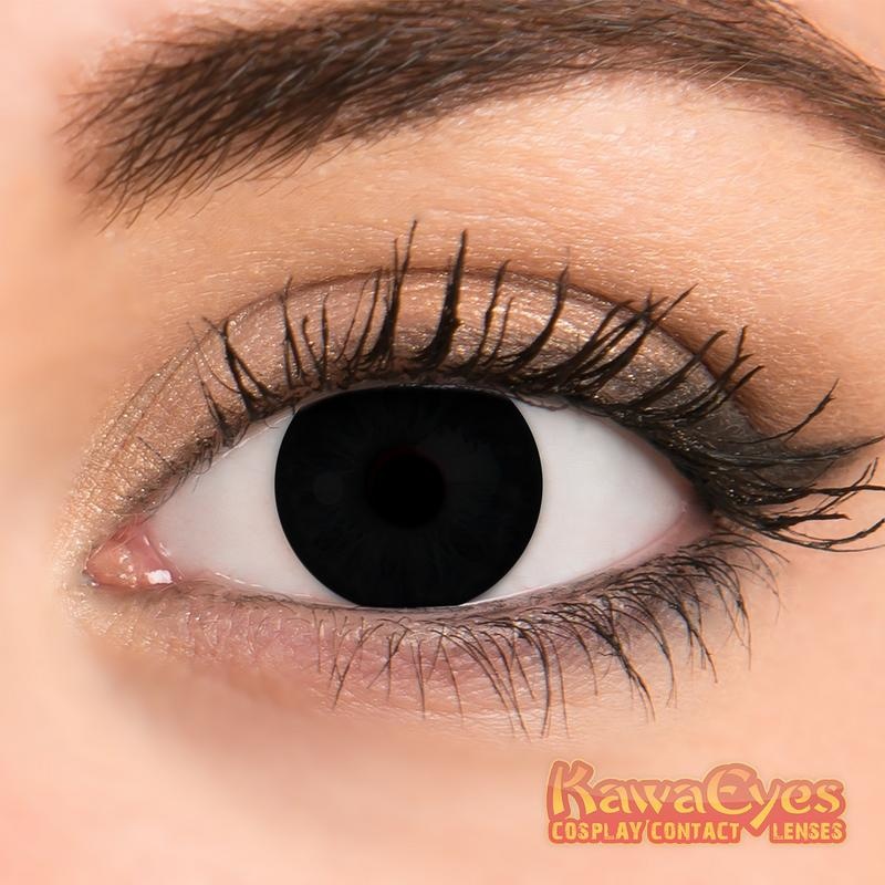 Kawaeyes Kawaeyes Jaarlenzen full black (1 Paar)