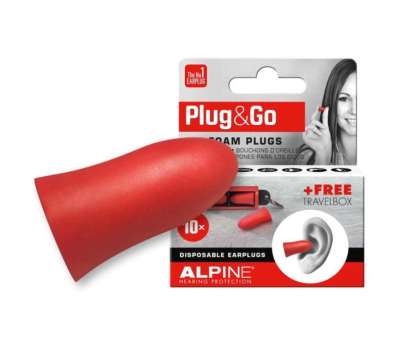 Alpine Alpine Plug & go rood (5 Paar)