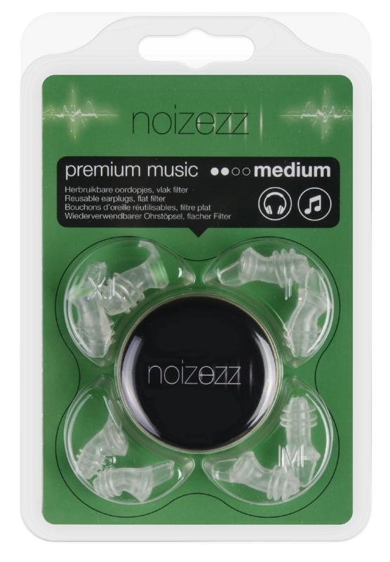Noizezz Gehoorbescherming muziek medium (1 set)