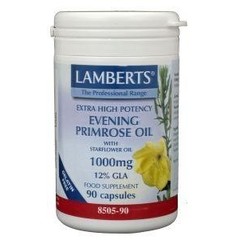 Lamberts Teunisbloem met borageolie 1000 mg (90 capsules)