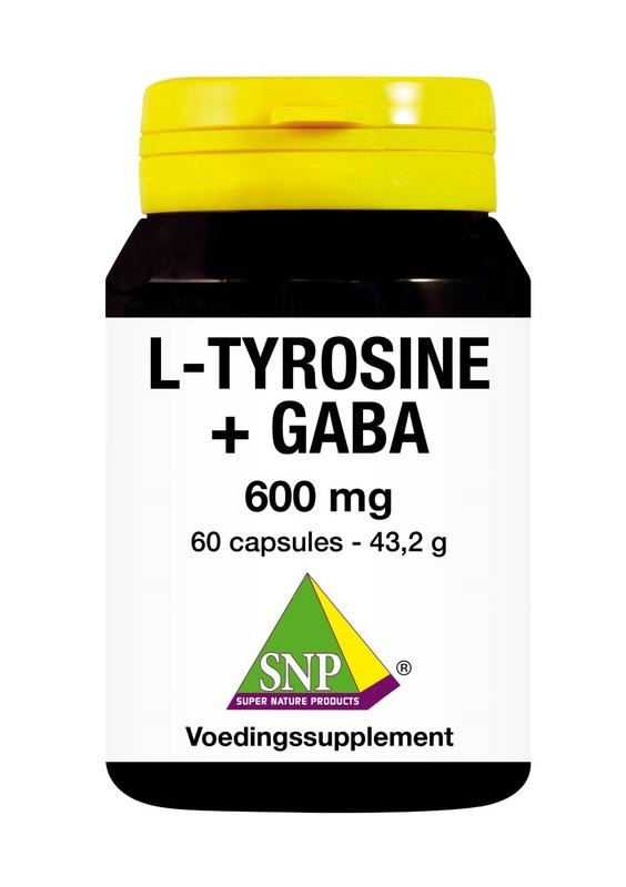 SNP SNP L-Tyrosine + GABA 600 mg puur (60 caps)