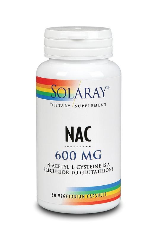 Solaray Solaray NAC N-Acetyl l-cysteine 600mg (60 vega caps)