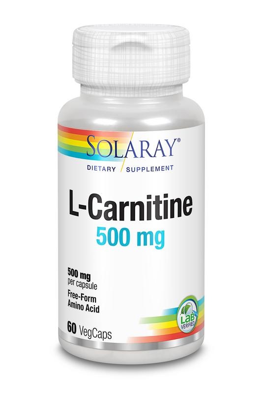 Solaray L-Carnitine 500 mg (60 vcaps)