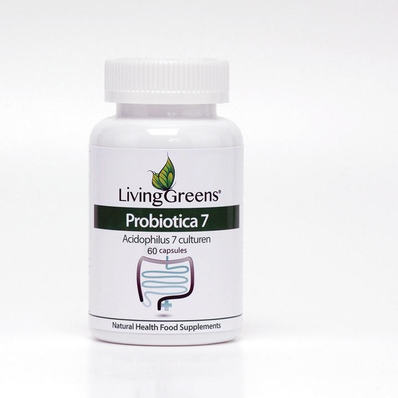 Livinggreens Livinggreens Probiotica acidophilus 7 culturen (60 caps)