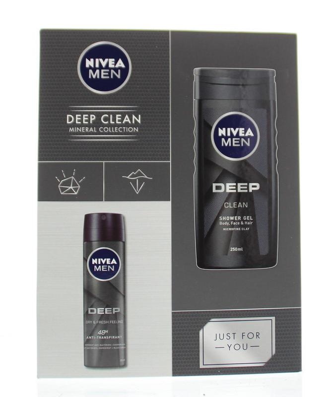 Nivea Nivea Geschenkverpakking deep clean (1 Set)