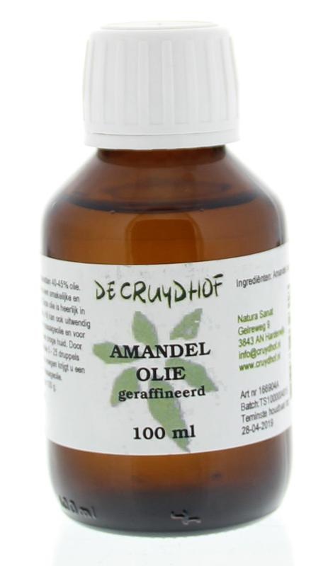 Cruydhof Cruydhof Amandelolie zoet geraffineerd (100 ml)