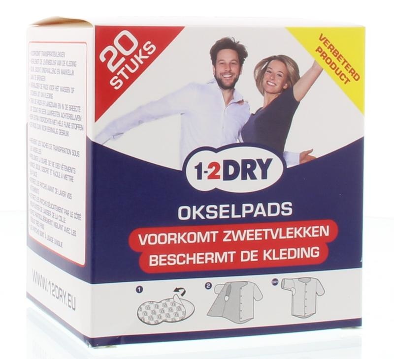 1-2DRY 1-2DRY Okselpads medium wit (20 st)