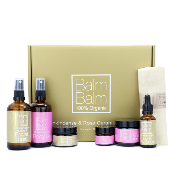 Balm Balm Balm Balm Frankinsence giftset rose geranium (1 Set)