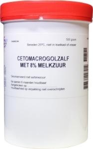 Fagron Fagron Cetomacrogol zalf 8% melkzuur (500 gr)