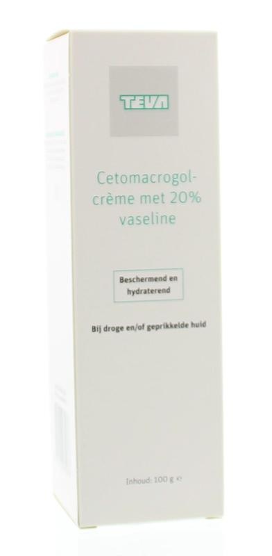 Teva Teva Cetomacrogolcreme 20% vaseline (100 gr)