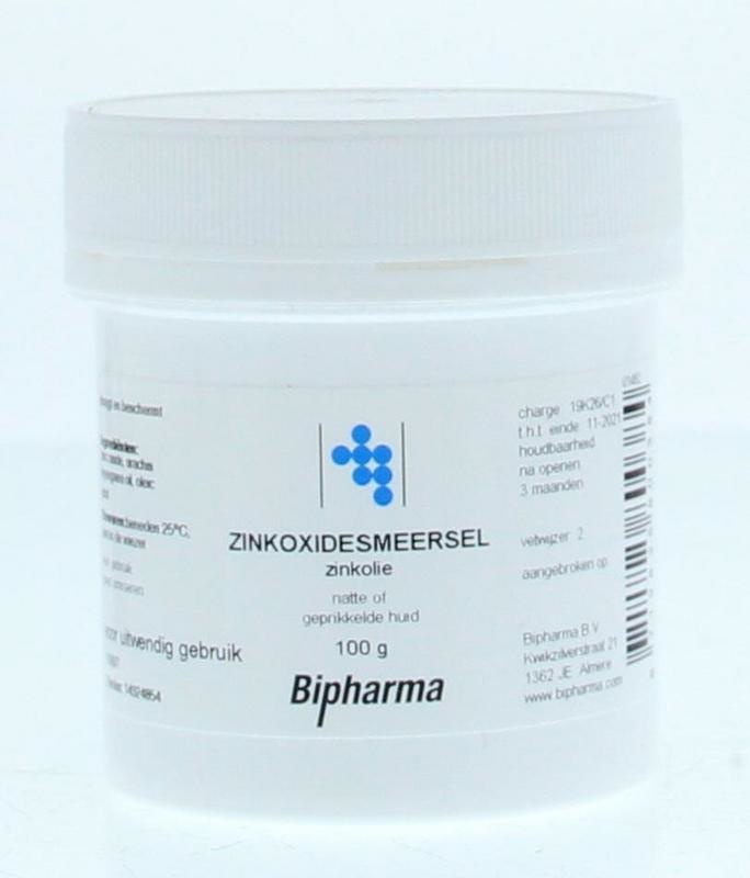 Bipharma Bipharma Zinkoxidesmeersel zinkolie (100 gr)