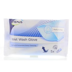 Tena Wet gloves cleans & care lotion no perfume (5 st)