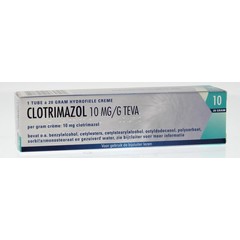 Teva Clotrimazol 10 mg/g creme (20 gr)
