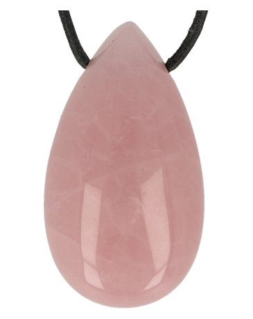Ruben Robijn Ruben Robijn Edelsteen druppel hanger roze kwarts (1 st)