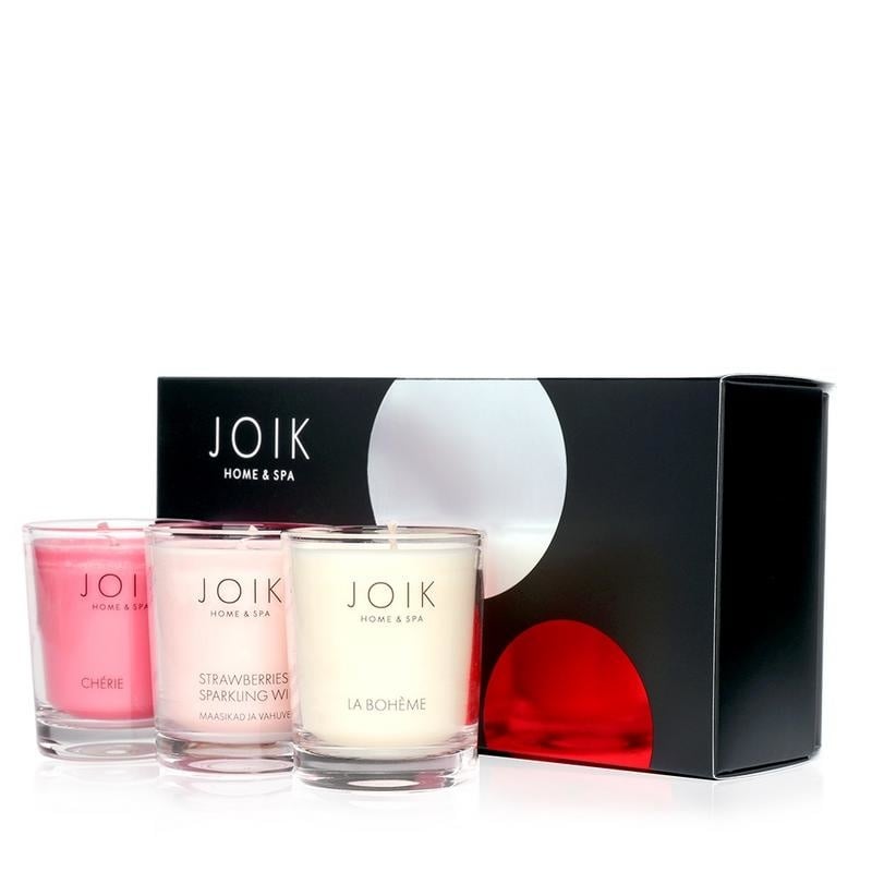 Joik Joik Romantic geurkaars giftset vegan 3 x 80 gr (1 Set)