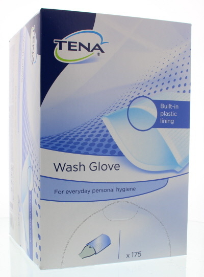 Tena Tena Washandje met plastic voering (175 st)