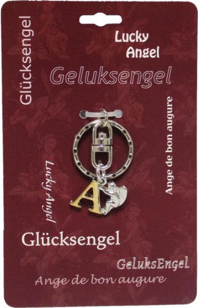 Steengoed Geluksengel sleutelhanger A (1 stuks)