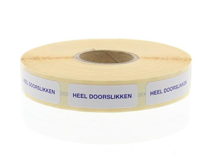 Blockland Blockland Strooketiket heel doorslikken 30 x 7mm (1000 st)