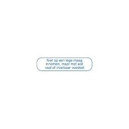 Blockland Blockland Strooketiket niet op lege maag 30 x 10mm (1000 st)