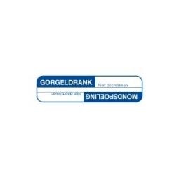 Blockland Blockland Strooketiket gorgeldrank/mondwater 44 x 11mm (750 st)