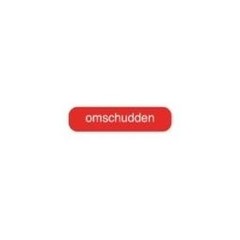 Blockland Strooketiket omschudden rood 30 x 7mm (1000 st)