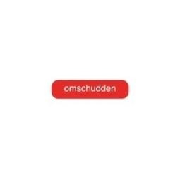Blockland Blockland Strooketiket omschudden rood 30 x 7mm (1000 st)