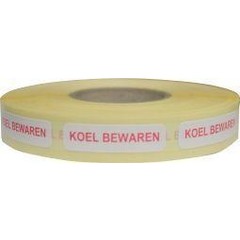 Blockland Strooketiket koel bewaren 30 x 7mm (1000 st)