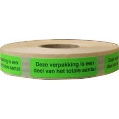 Blockland Strooketiket verpakking is deel van totaal 44 x 11 (750 st)